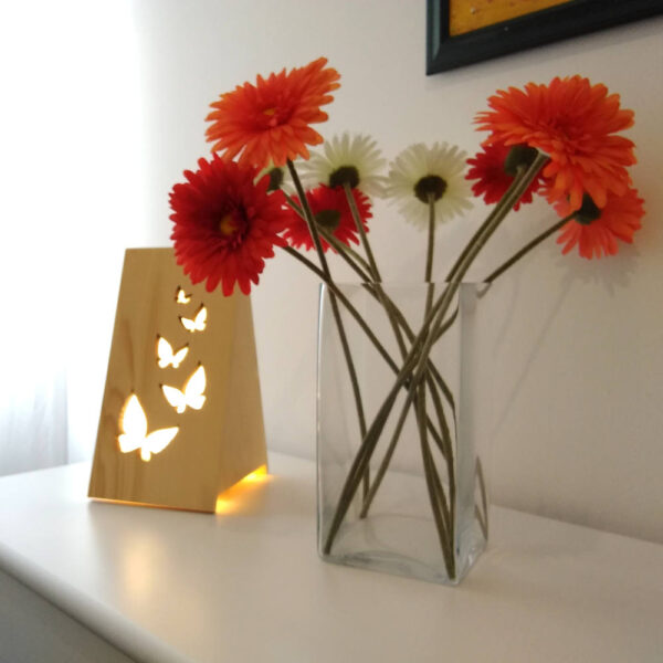 Lampada decorativa MINI naturale FARFALLE