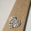 Quadro 'Cuore' finitura rovere - immagine 2