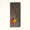 Quadro 'Cuore' finitura anticato grigio